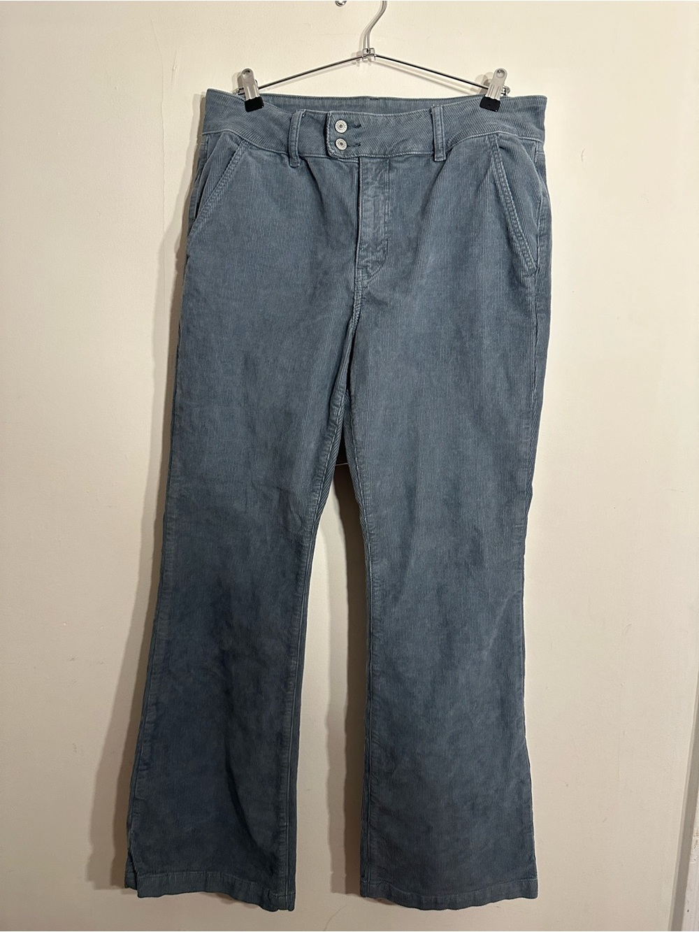 American Eagle Outfitters Women’s Dusty Blue Corduroy Pants